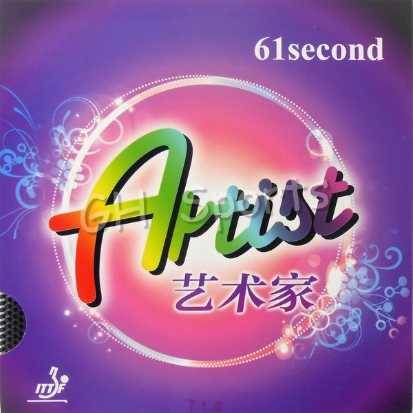 

61second artist long pips-out table tennis (pingpong) rubber with sponge