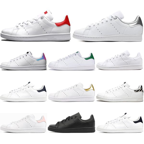 

2020 смит мужчины женщины квартиры кроссовки зеленый черный белый темно-красный зеленый радуга стэн мужская мода кожаные туфли на открытом в