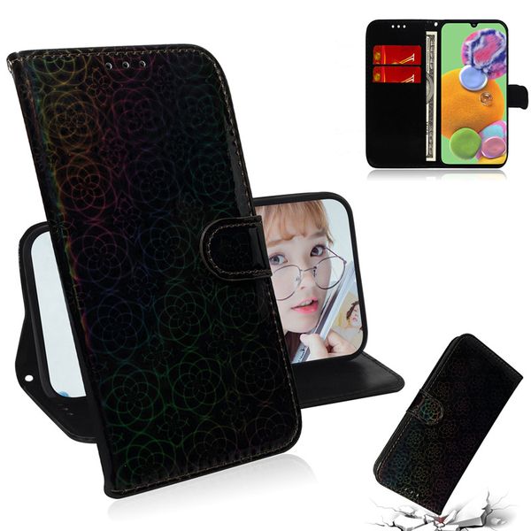 

dazzle colourful pu leather case for samsung galaxy a20s filp cover stand wallet with card slot for samsung galaxy a90 5g