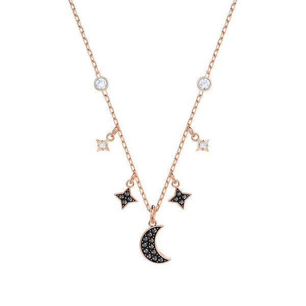

925 silver necklace mysterious starlight moon and stars clavicle single chain woman send girlfriend gift jewelry hot