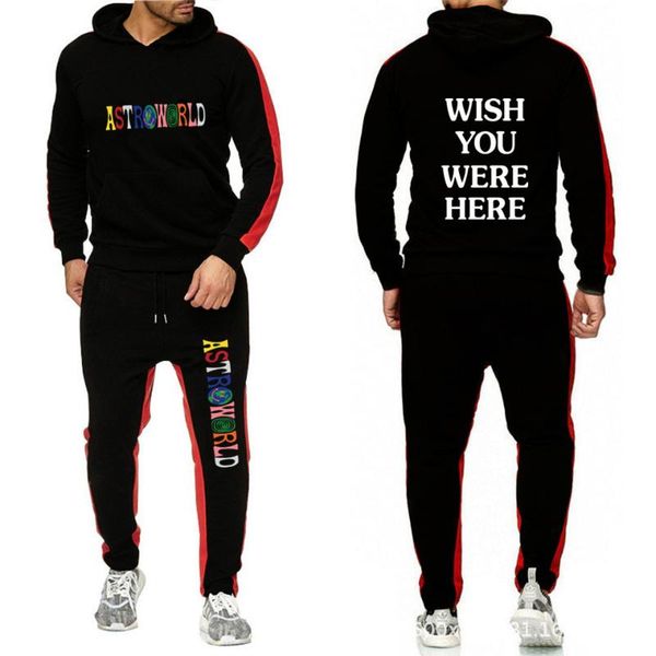 

men's sets fashion sportswear tracksuits sets men's clothes sporting hoodies+pants casual outwear sports suits men hoodie, Gray