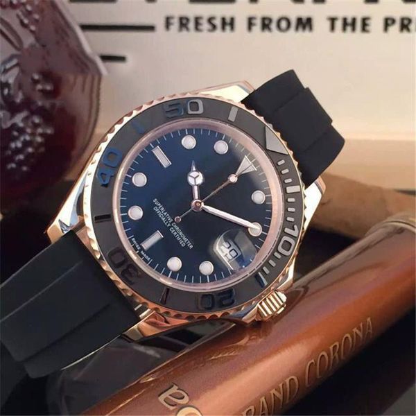 

Горячие роскошь механические дизайнер часы мужские часы моды резинкой автоматич