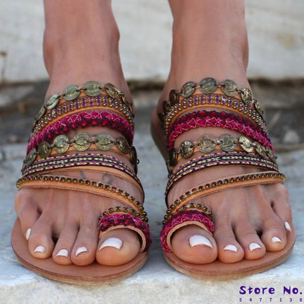 

new arrival women sandals summer beach shoes ladies flat strap roman shoes female outdoor casual, Black