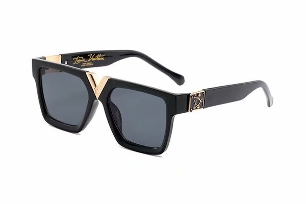 

u8 louis vuitton sunglasses designer eyewear gold flash glass lens for mens womens mirror sunglasses round sun glasse, White;black