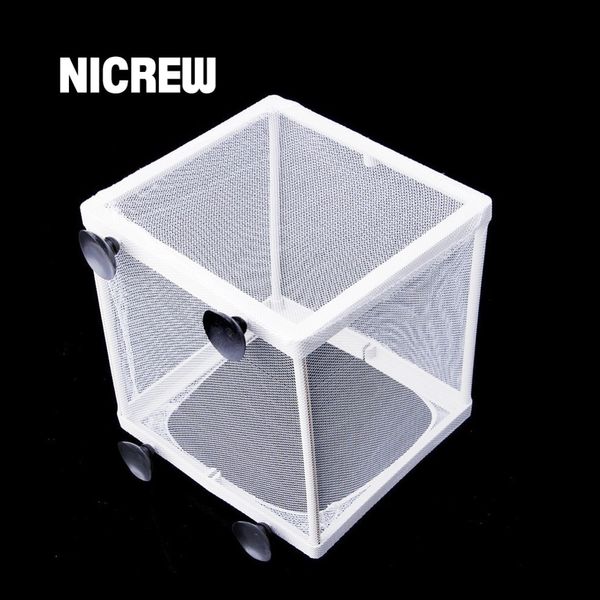 

nicrew aquarium fish breeding incubator net hanging fish hatchery isolation box for aquarium accessory isolation net breeder