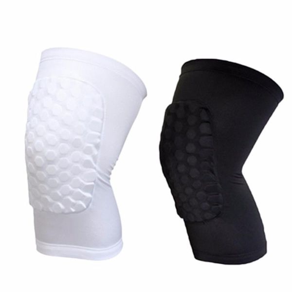 

kids pad basketball leg knee short sleeve protector gear crashproof, Black;gray