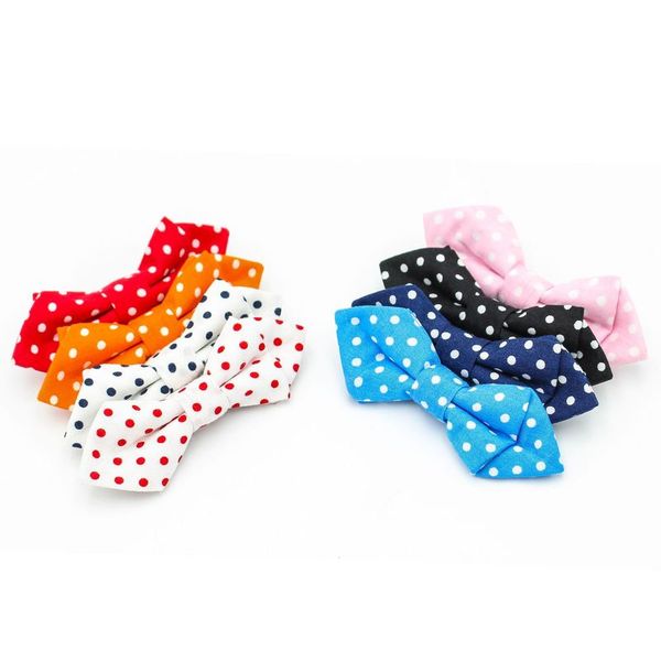 

children bowtie safety pin 7 colors wave point kids bowtie cute boy, Black;gray