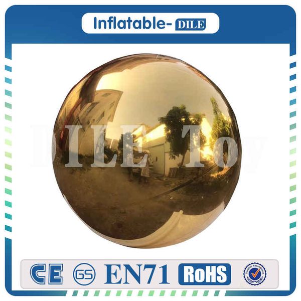 

1m/1.5m/2m dia inflatable mirror balloon for sale, reflective inflatable mirror balls for stage decoration/christmas / halloween