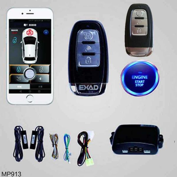 

smartphone remote car alarm compatible starline android phone car engine system remote central lock keyless entry pke start stop