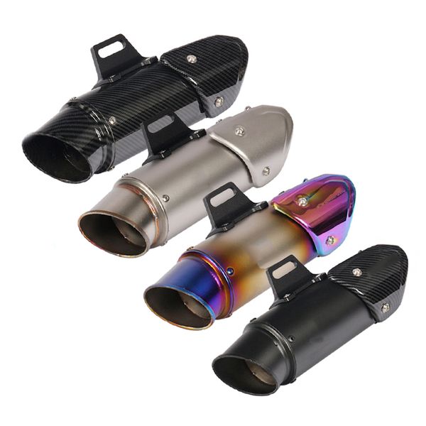 

51mm universal motorcycle escape motorcross scooter for sc exhaust pipe muffler for pcx 125 msx125 bws 125 aerox 155
