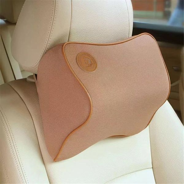 

1 pcs car pillow head restraint car cushion memory foam fabric neck headrest vehicular pillow seat headrest neck accessories