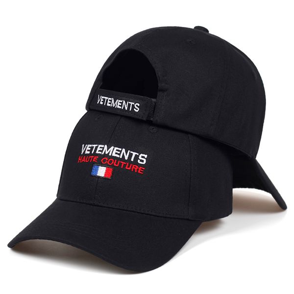 

new vetements embroidered baseball cap fashion wild casual sports cap outdoor adjustable cotton golf hats hip hop dad hat, Blue;gray