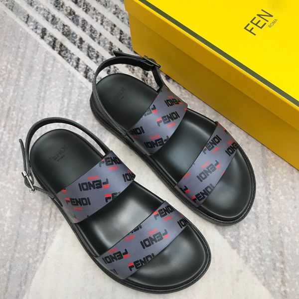

Продажа новых роскошных дизайнерских мужских сандалий с узором в виде буквы Высокое качество летних фирменных гладиаторских сандалий классической повседневной обуви