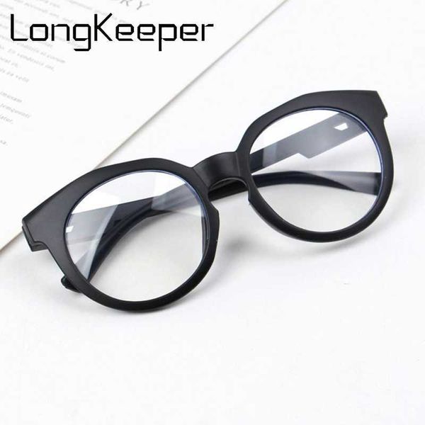 

longkeeper дети анти-синий свет очки мальчики девочки круглые очки рамка дети черный прозрачный объектив компьютерные очки анти-уф, White;black