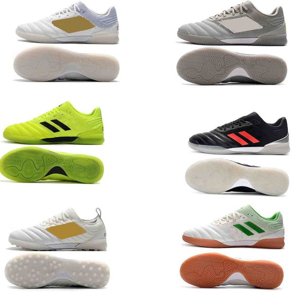 

2019 mens soccer shoes indoor soccer cleats leather copa 19.1 in tf md football boots tacos de futbol
