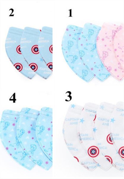 

wholesale cartoon children masks small kids masks disposable baby protective mask recyclable print reusable masque anti-dust sell 0006