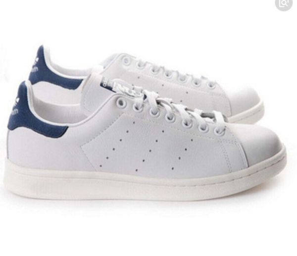 

2020 women men flat shoes new stan shoes fashion smith sneakers leather sport casual shoes, Black