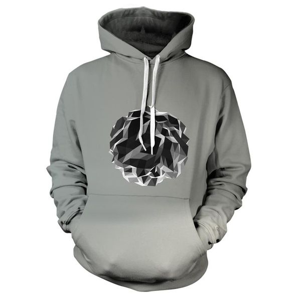 

2020 3d trend color hoodie men's clothing creativity cool 3d geometric trend printing xxs-6xl, Black