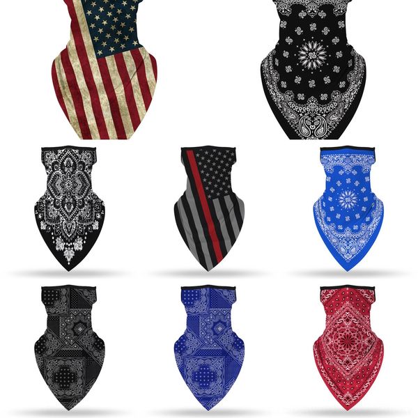 

vpuxq motorcycle cycling stretchable windproof black tribal classic half soft polyester scarf skull face mask warmer headwear facemask