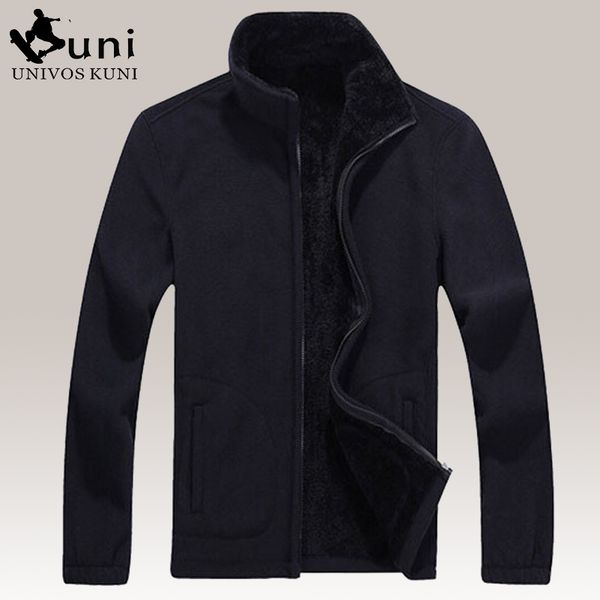 

men 2016 hoodies sweatshirts pure casual male zipper coats casual good winter&autumn plus big size 7xl d3245, Black