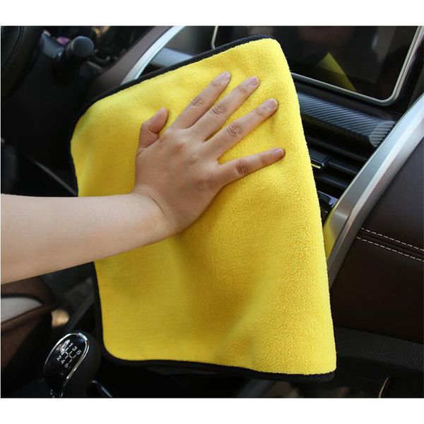

1 pcs extra soft 30*40cm car wash microfiber towel car cleaning drying cloth care cloth detailing wash towel never scratch