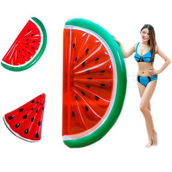 

2 style watermelon infaltable pool float swimming ring for adults women giant swimming float air mattress buoy beach toys fun