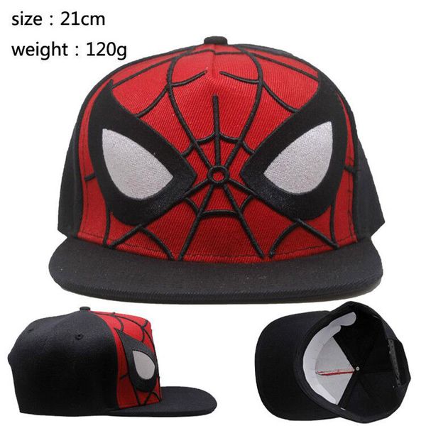

new fashion personalised embroidered comic hero venom deadpool spider-man batman hip hop cap hat, Blue;gray