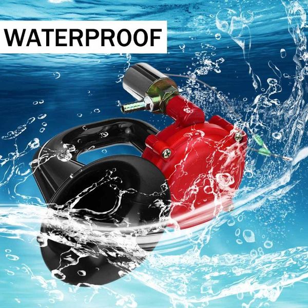 

waterproof 12v 200db super loud electric air horn universal for vehicles car truck motorcycle