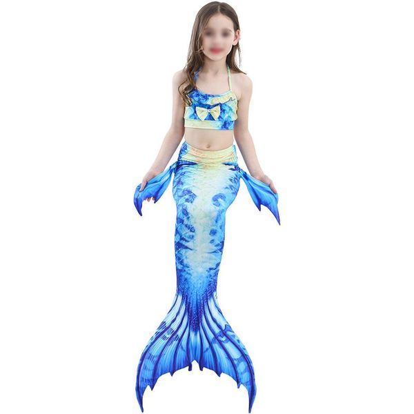 

children's mermaid swimsuit mermaid tail swimsuit mermaid costume swimsuit bikini, White