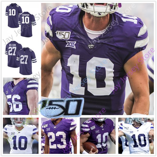 

custom kansas state wildcats football jersey college skylar thompson james gilbert dalton schoen malik knowles wyatt hubert darren sproles, Black;red