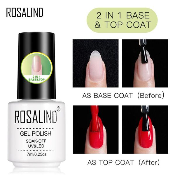 

uv gel nail polish 2 in 1 coat base and coat varnishes nail gel primer long lasting soak off uv art manicure, Red;pink