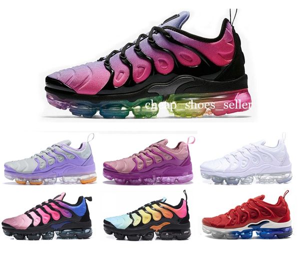 

2019 new air chaussures plus tn women running shoes sports maxes fashion girls sports white pink trainers athletic womens designer sneakers, White;red
