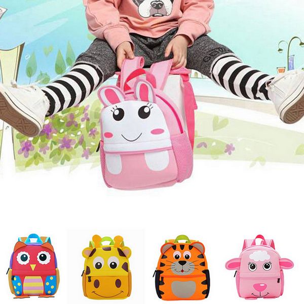 

children 3d cute animal design backpack kids school bags for girls boys cartoon shaped children backpacks 2019 new