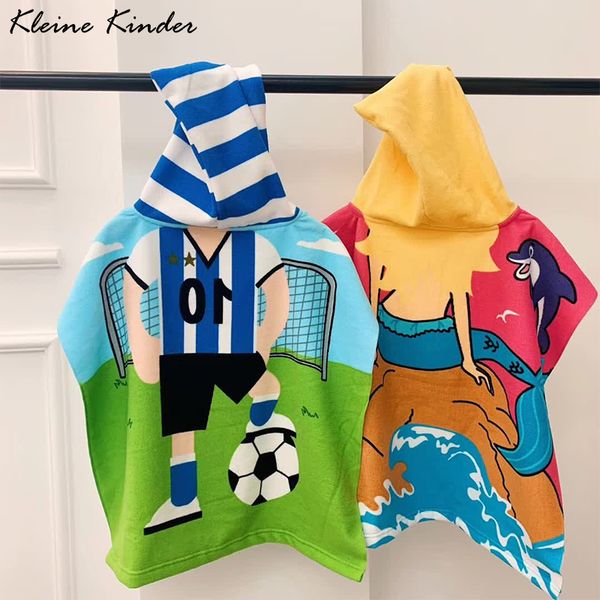 

beach poncho child microfiber towel surf pool bathrobe changing robe girl boy quick dry beach surf children's swimming towels