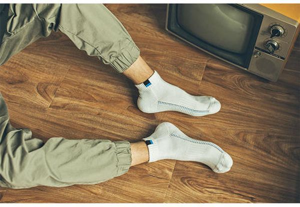 

мужские модные носки, доказательство запаха, доказательство пота, молодые люди, носки с буквенным рисунком. сорок вторая категория, Black