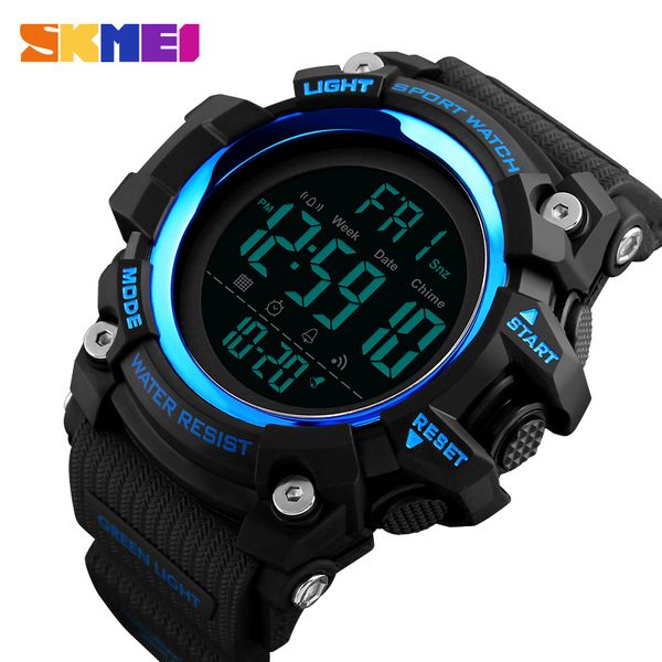

skmei military waterproof mens watches new fashion led digital outdoor sports watch men multifunction electronic wri, Slivery;brown