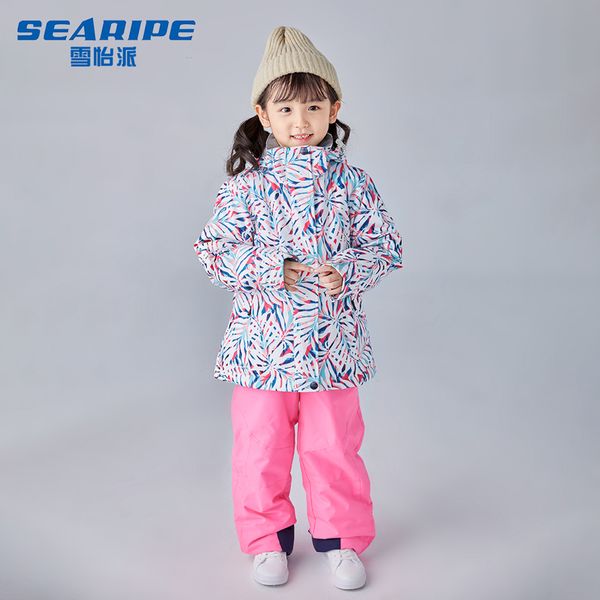 

2019 kids ski suit children brands windproof waterproof warm girls jacket and pant snow set winter skiing and snowboarding jacke