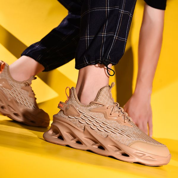 

spring men running shoes for male sneakers fashion comfortable twist sole fish scale shoes walking sneakers men chaussure homme