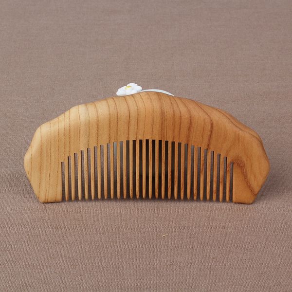 

custom logo health natural wooden comb beard comb pocket comb 12*5.3*1.2cm, Silver