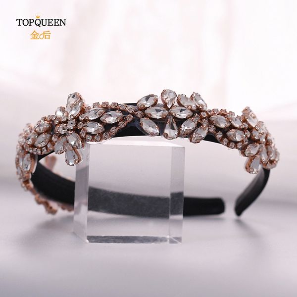 

ueen s429-fg wedding rhinestone hair accessories bridal tiara headpieces silver rhinestone headband baroque hair band