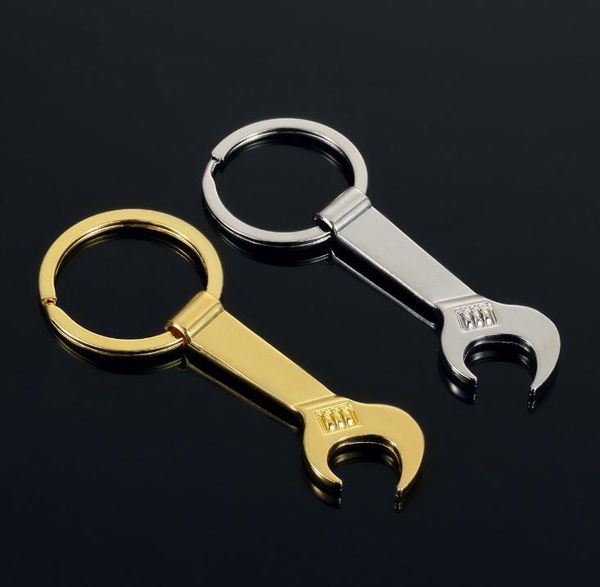 

8.5 * 3.2 см инструмент металлический ключ гаечный ключ рычаг открывалка для бутылок брелок брелок подарок серебро золото 2 цвет р