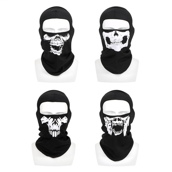 

neck warm motorcycle bike windproof mask snowboard winter ski mask balaclava halloween ghost skull breathable full face