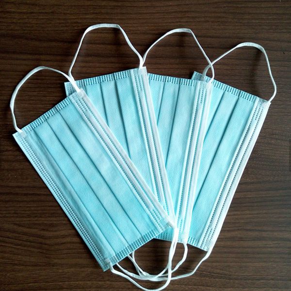 

plenty stock new face masks disposable 3 layers dustproof mask facial protective cover masks set anti-dust mask