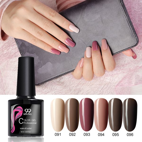 

mshing99 gel polish set uv vernis semi permanent primer coat 8ml nail gel varnish nail art manicure lak polishes nails, Red;pink