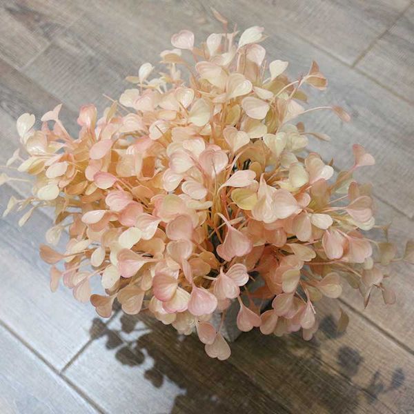 

7 forks 28 heads branch succulent plants artificial fall leaves flores diy artificiais wedding decoration plant fake flowers