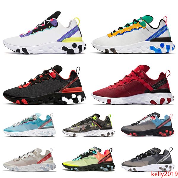 

epic react element 55 women men running shoes hyper pink bred game royal blue red undercover 87 camo royal tint trainers sport sneakers