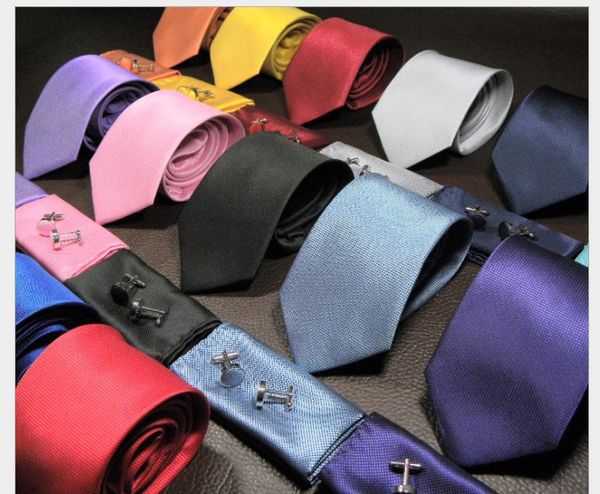 

3-piece men's tie suit business marriage korean fine plaid leisure 8cm tie, Blue;purple