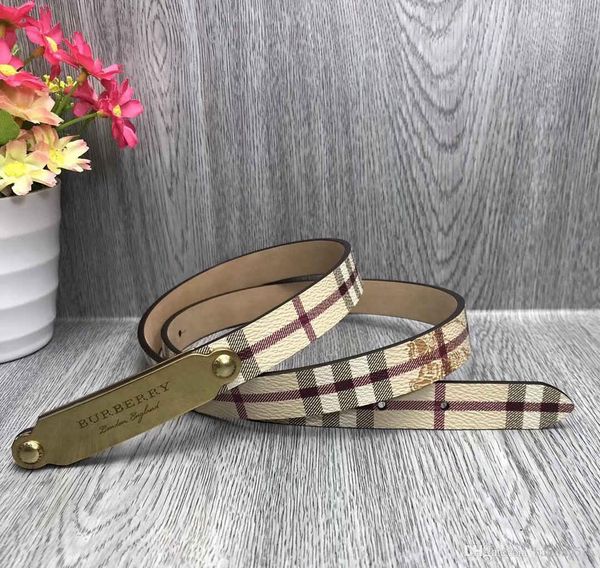 

2019 new women's belt luxury fashion classic ladies men's belt with box, Black;brown