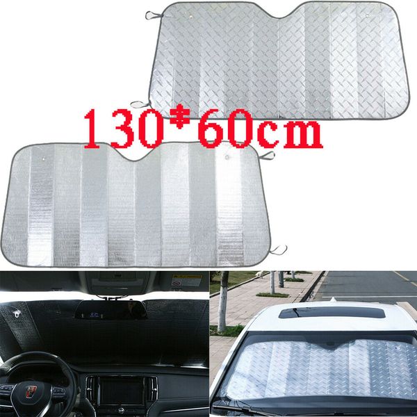 

130 60cm durable folding car front windshield snow defence sun-shade block cover