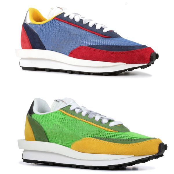 

2019 men women running shoes ld waffle sacai green gusto blue multi fashion trainers breathe tripe sports designer sneakers outdoor